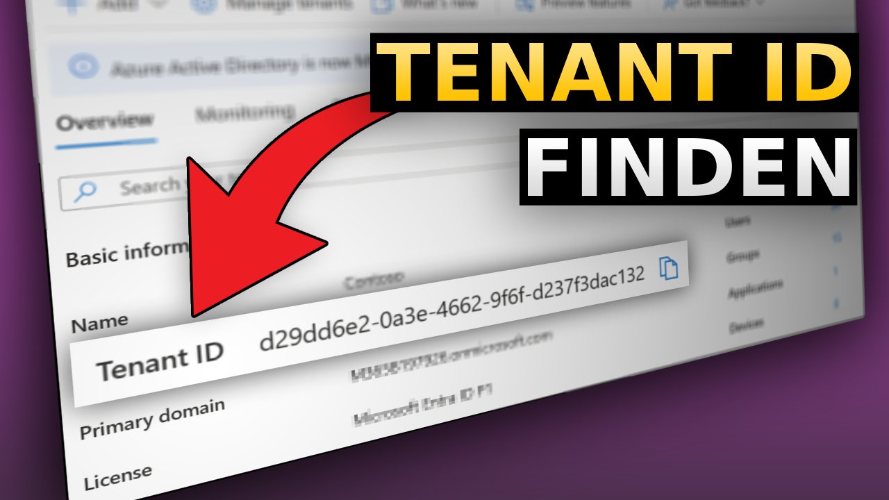 Tenant ID finden